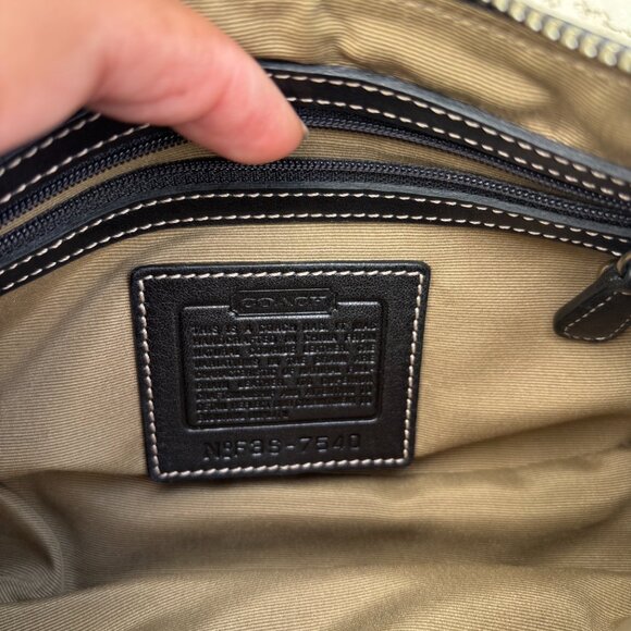 Vintage Y2K Coach Black Leather Soho Shoulder Bag – - Picture 8 of 16